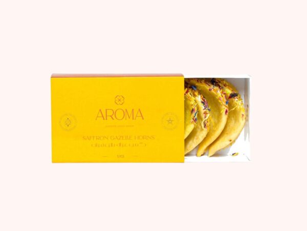 GAZELLE HORNS 5 PCS SAFRAN