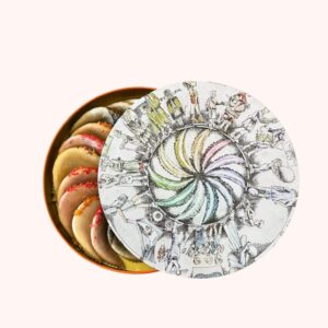 CORNES DE GAZELLE AROMATISÉES MÉTALLIQUE 24P