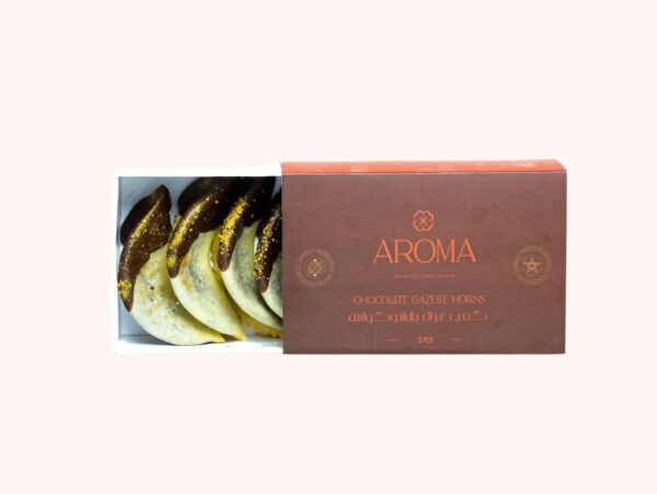 GAZELLE HORNS 5 PCS CHOCOLATE